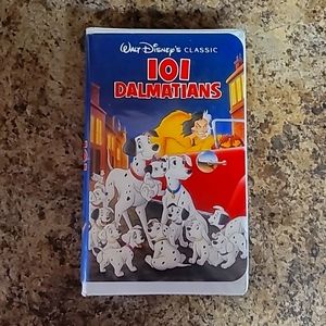 101 Dalmatians VHS 1263 Walt Disney Classic Black Diamond Edition Rare VCR Tape